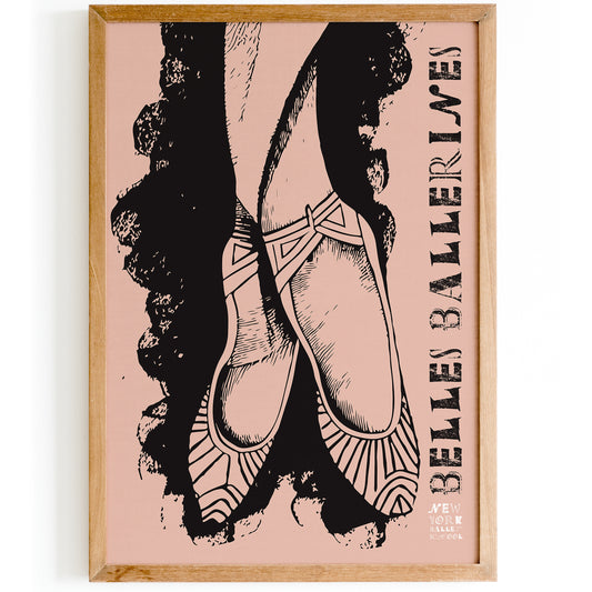 Belles Ballerines Vintage Poster