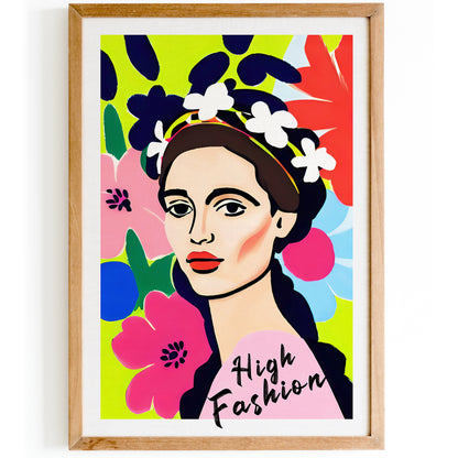 Colorful High Fashion Poster