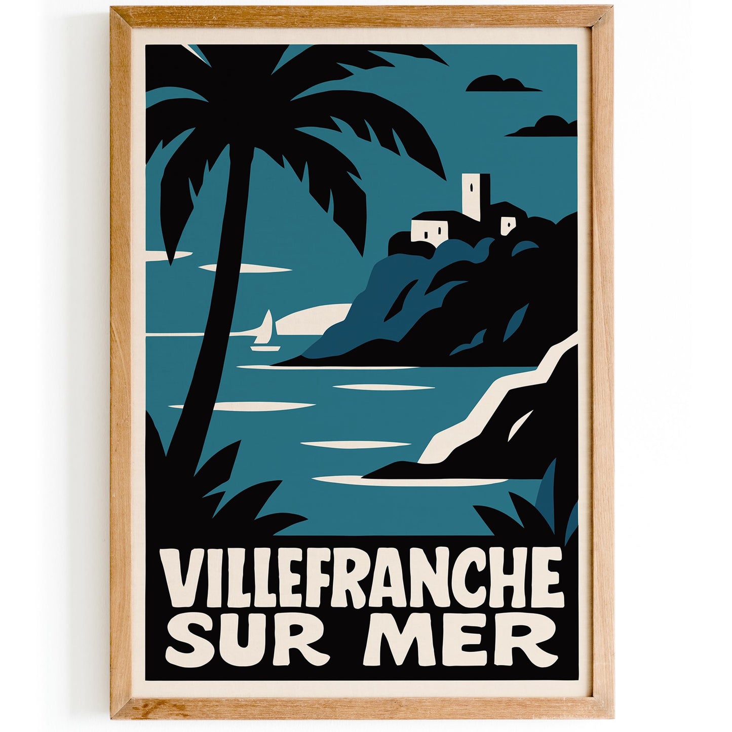 Villefranche Coast Poster
