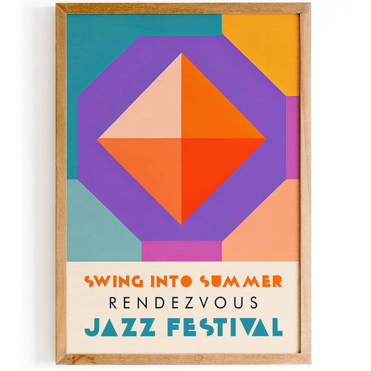 Swing into Summer Jazz Festival Poster