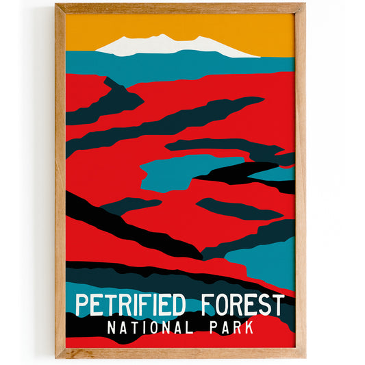 Petrified Forest Travel Poster