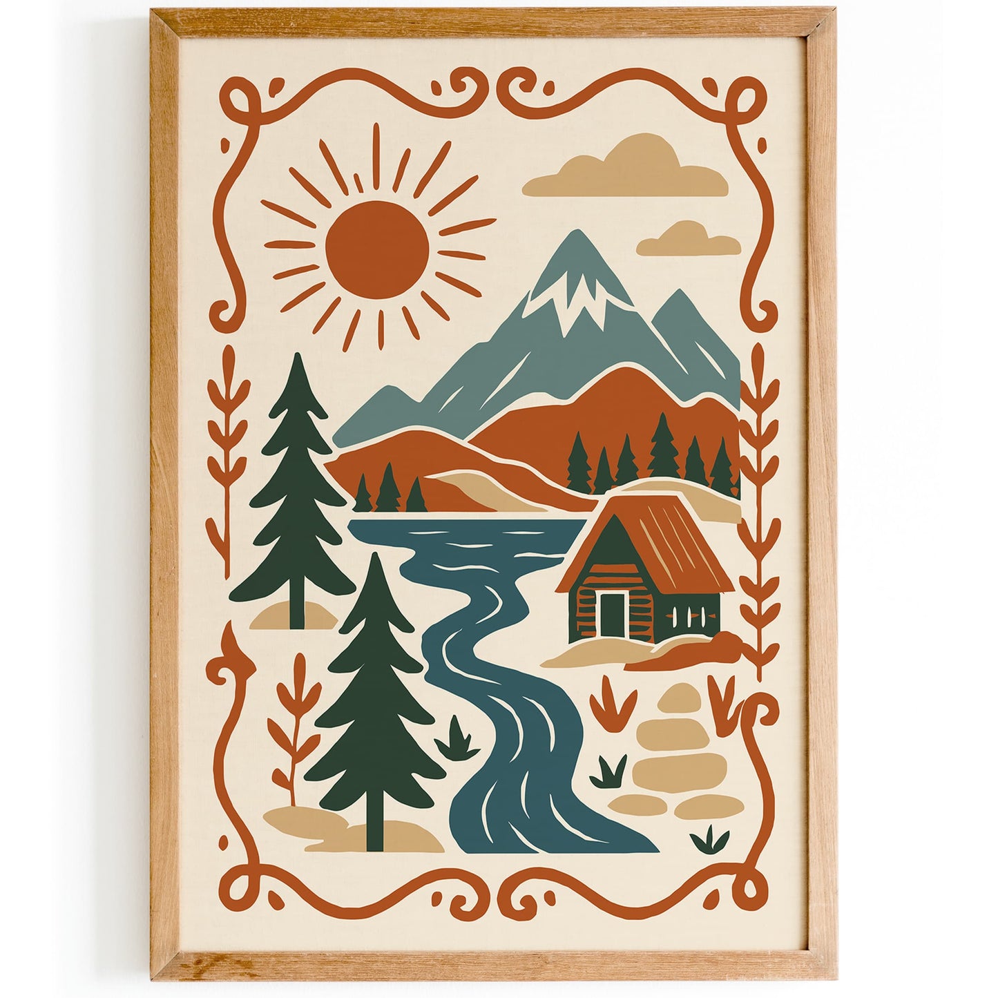 Nordic Architecture Print - Scandinavian Cityscape Art