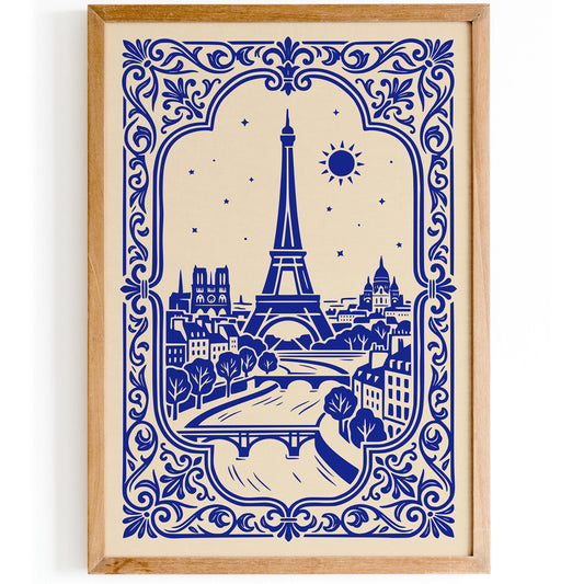 Paris Cityscape Wall Art Print 2026