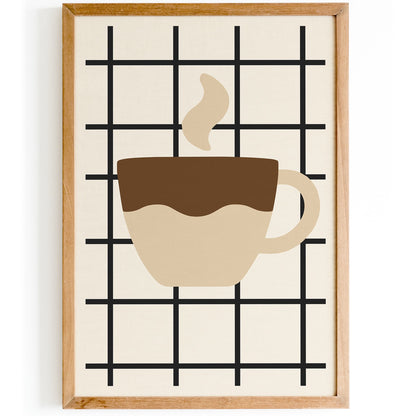 Minimalist Coffee - Scandinavian Kitchen Wall Art Print