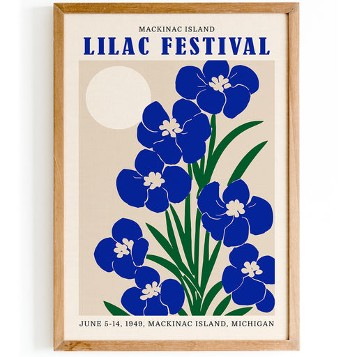 Lilac Flower Festival, Michigan Poster
