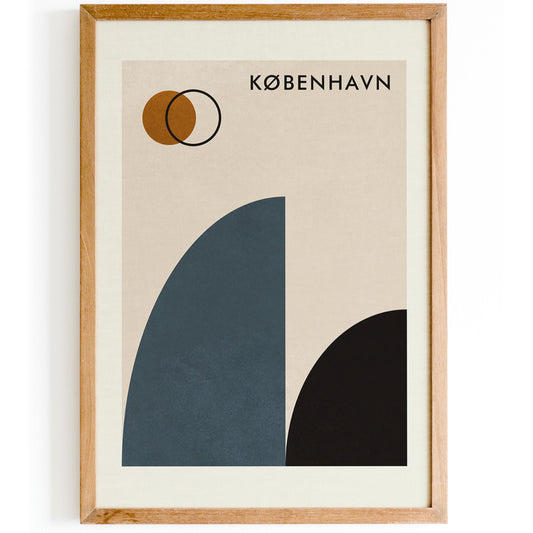 Copenhagen Abstract Print