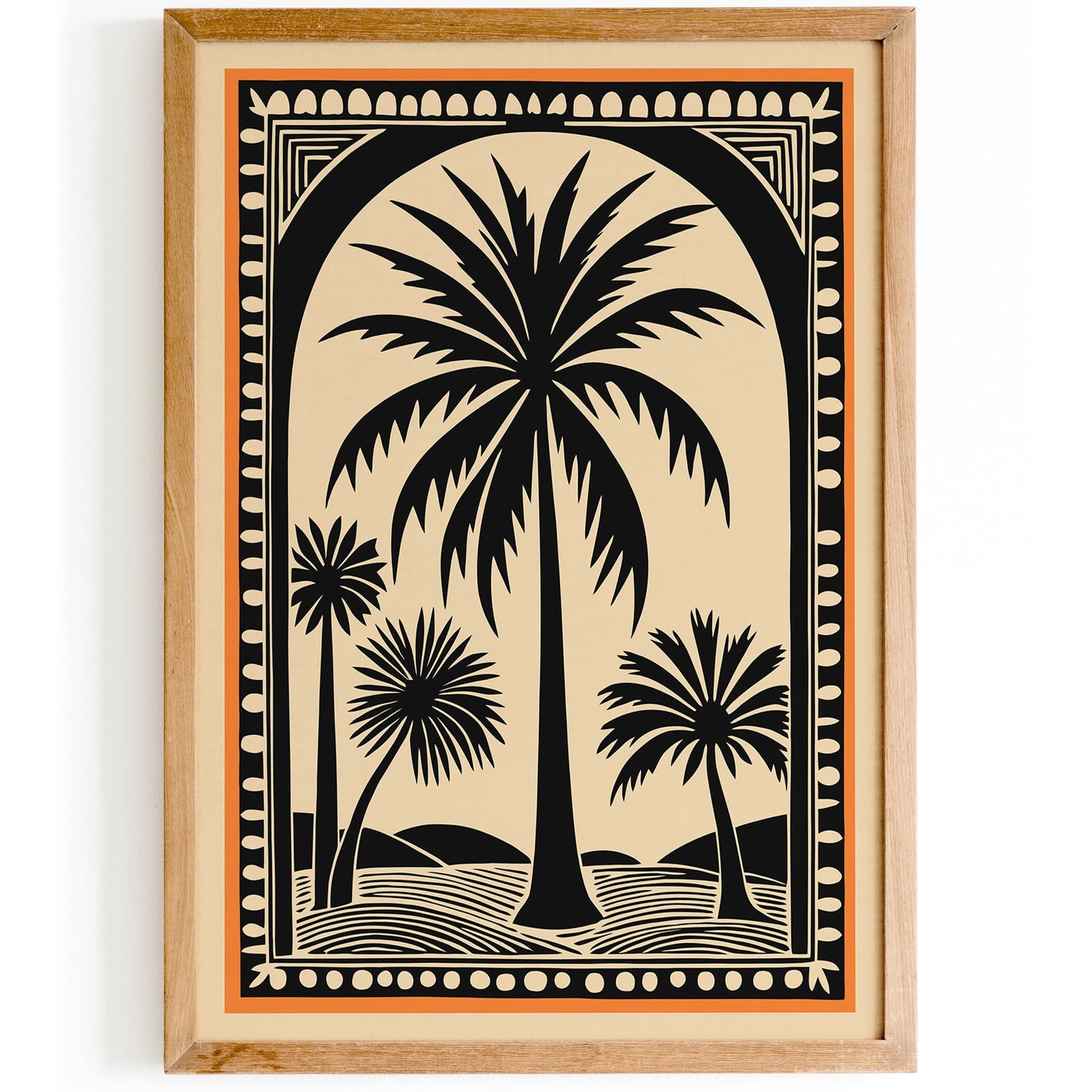 Thailand Palm Trees Boho Wall Art