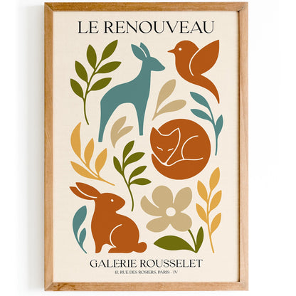 Le Renouveau Poster - French Spring Wall Art Print