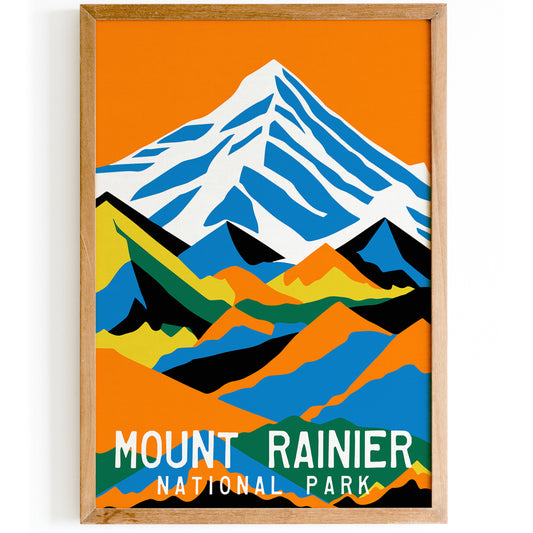 Mount Rainier National Park Poster