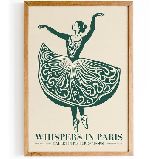 Elegant Ballet Art Print