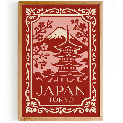 Japan Tokyo Travel Print
