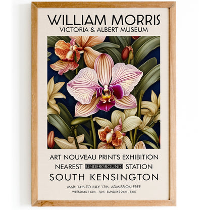 Art Nouveau Floral Morris Exhibition Wall Art