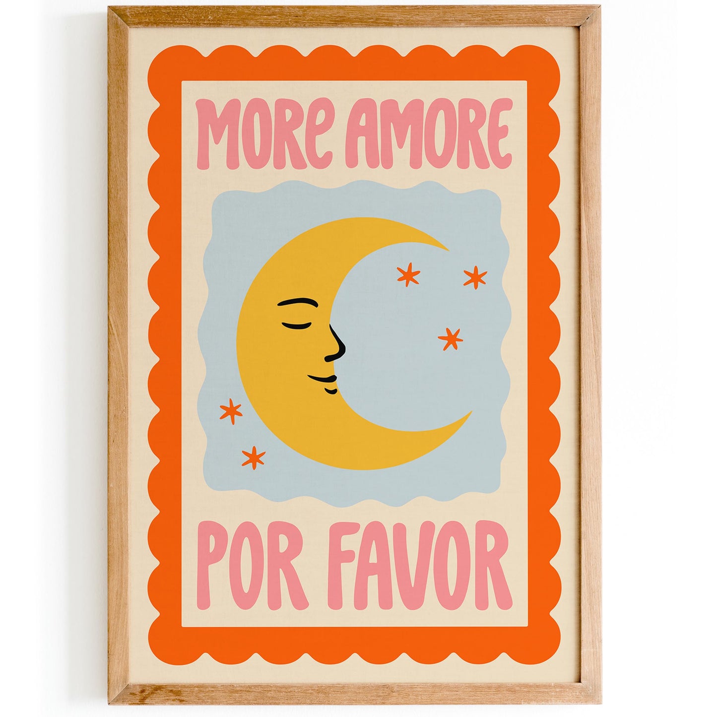 More Amore Por Favor Moon Poster
