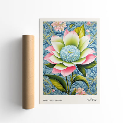 Floral Splendor: William Morris Botanical Poster