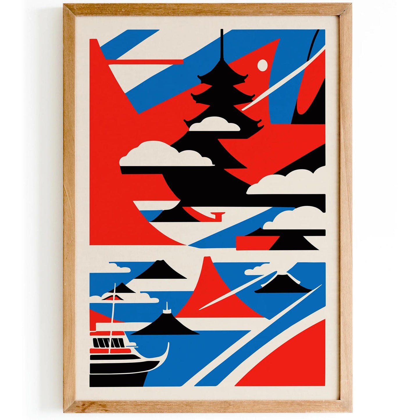 Japanese Geometric Poster