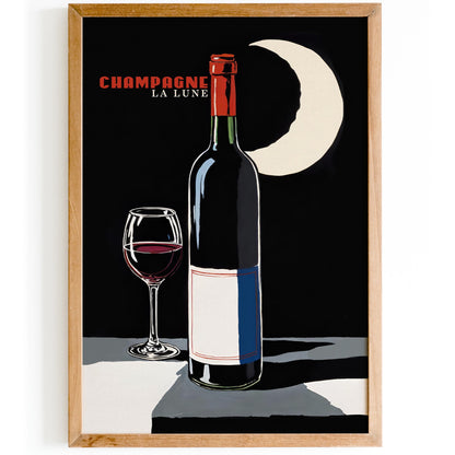 Midnight Champagne Poster Print