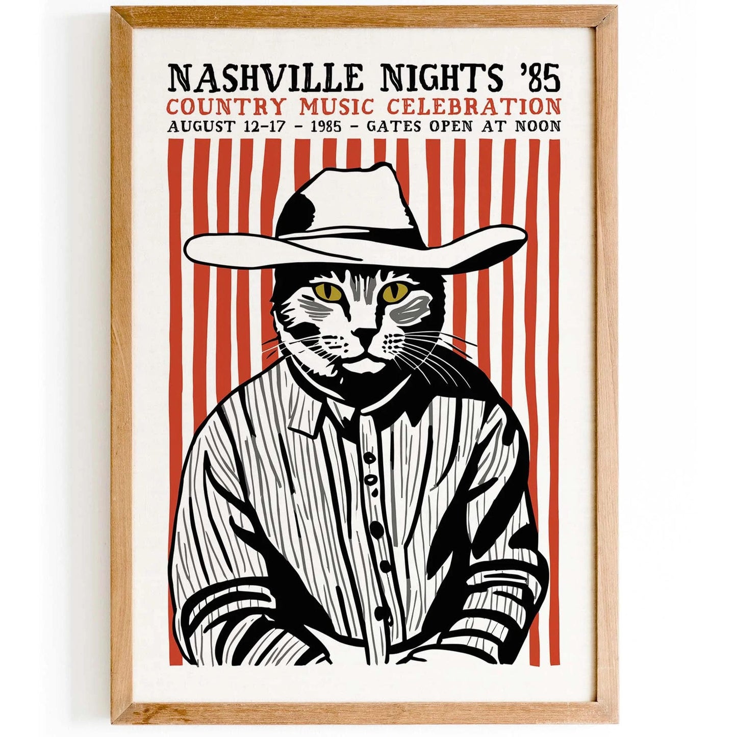 Nashville Nights Poster Print