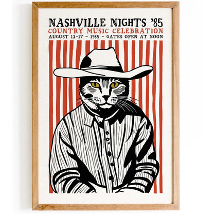 Nashville Nights Poster Print