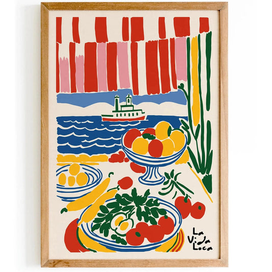 La Vida Loca Colorful Holiday Poster