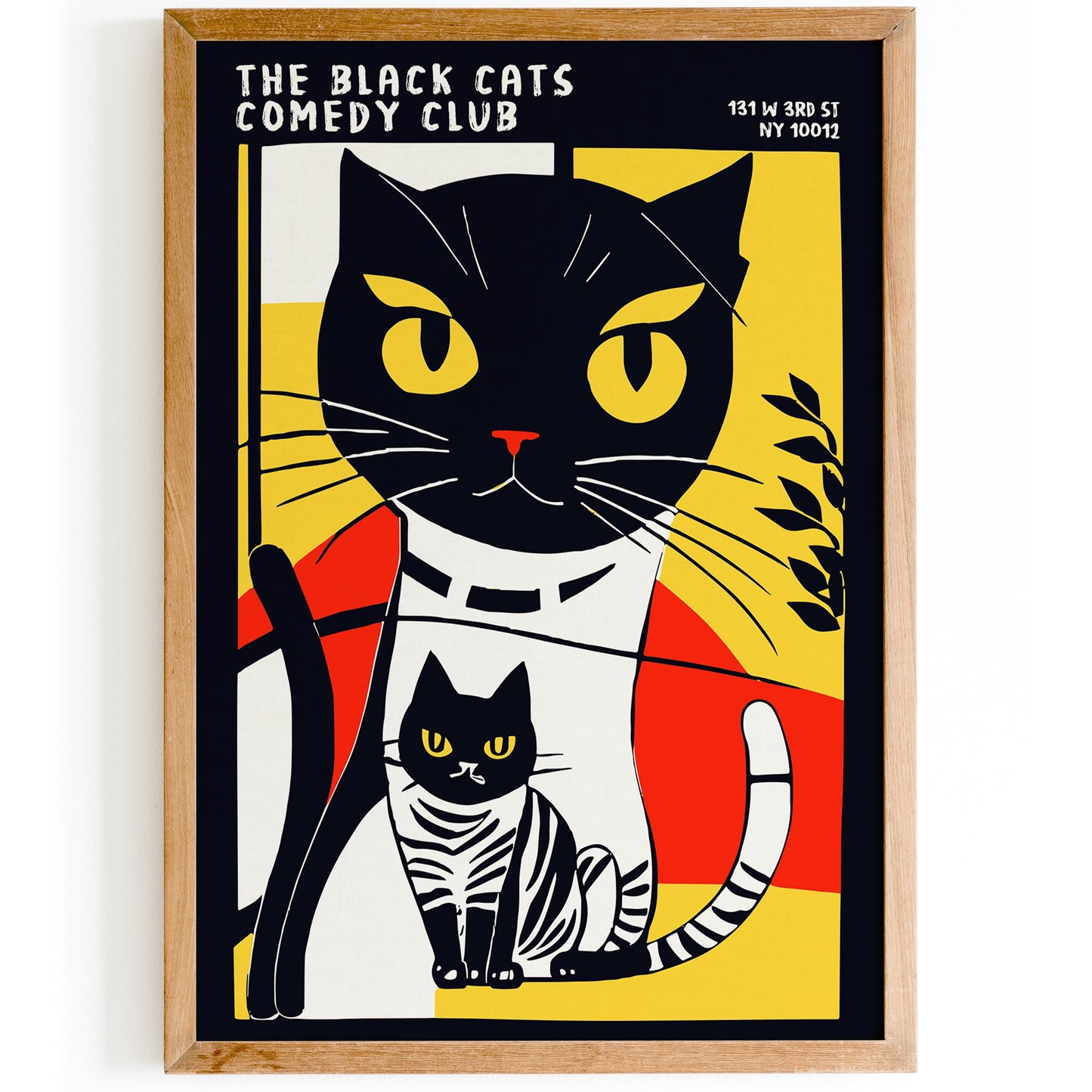 The Black Cats Comedy Club NYC Poster