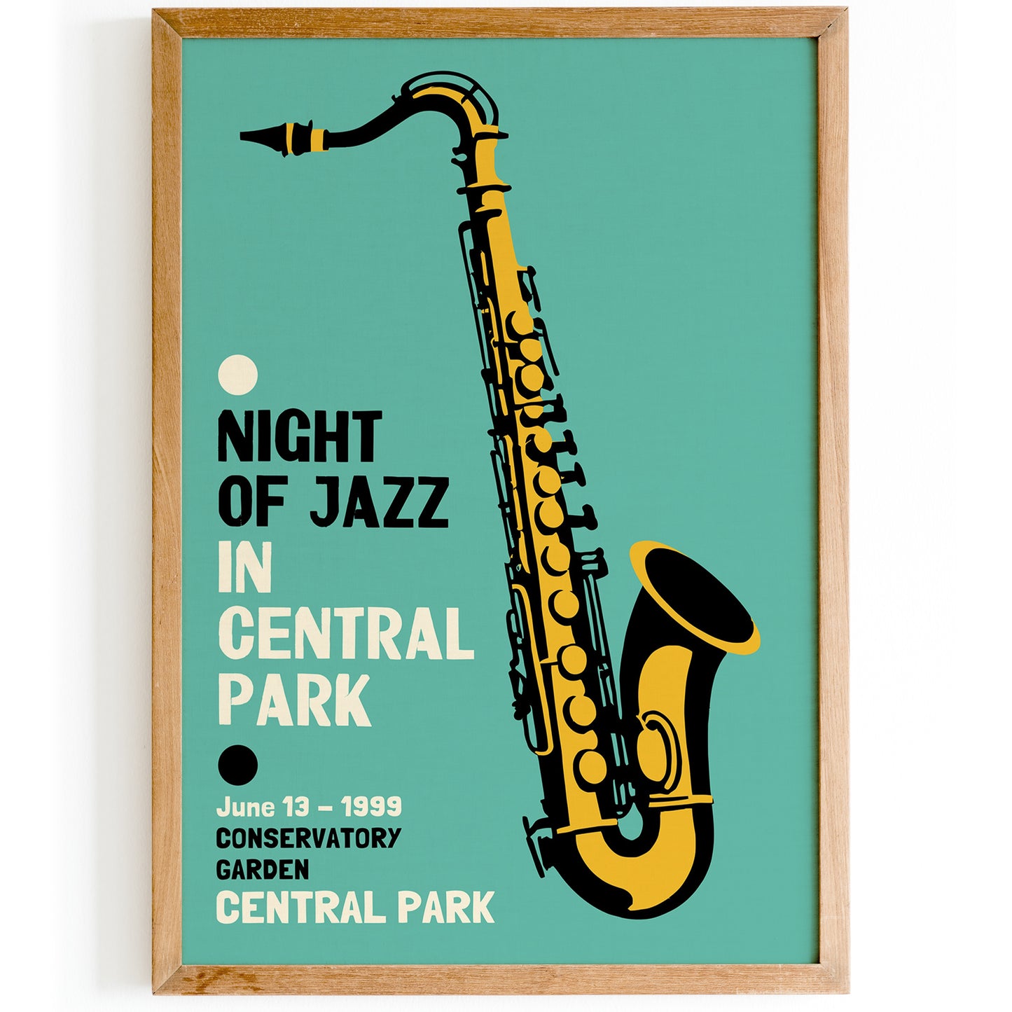Night of Jazz In Central Park Poster