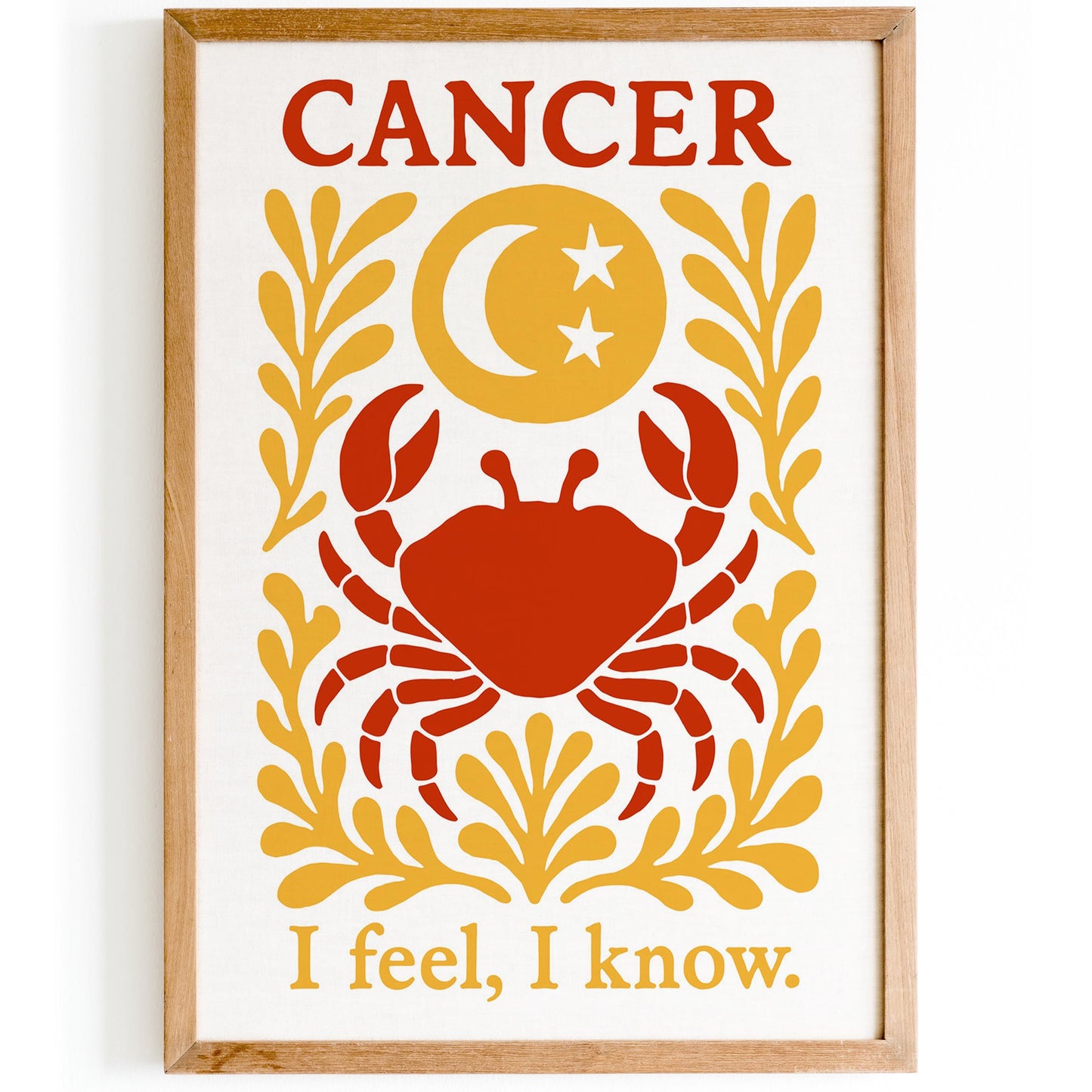 Cancer Zodiac Poster Wall Art