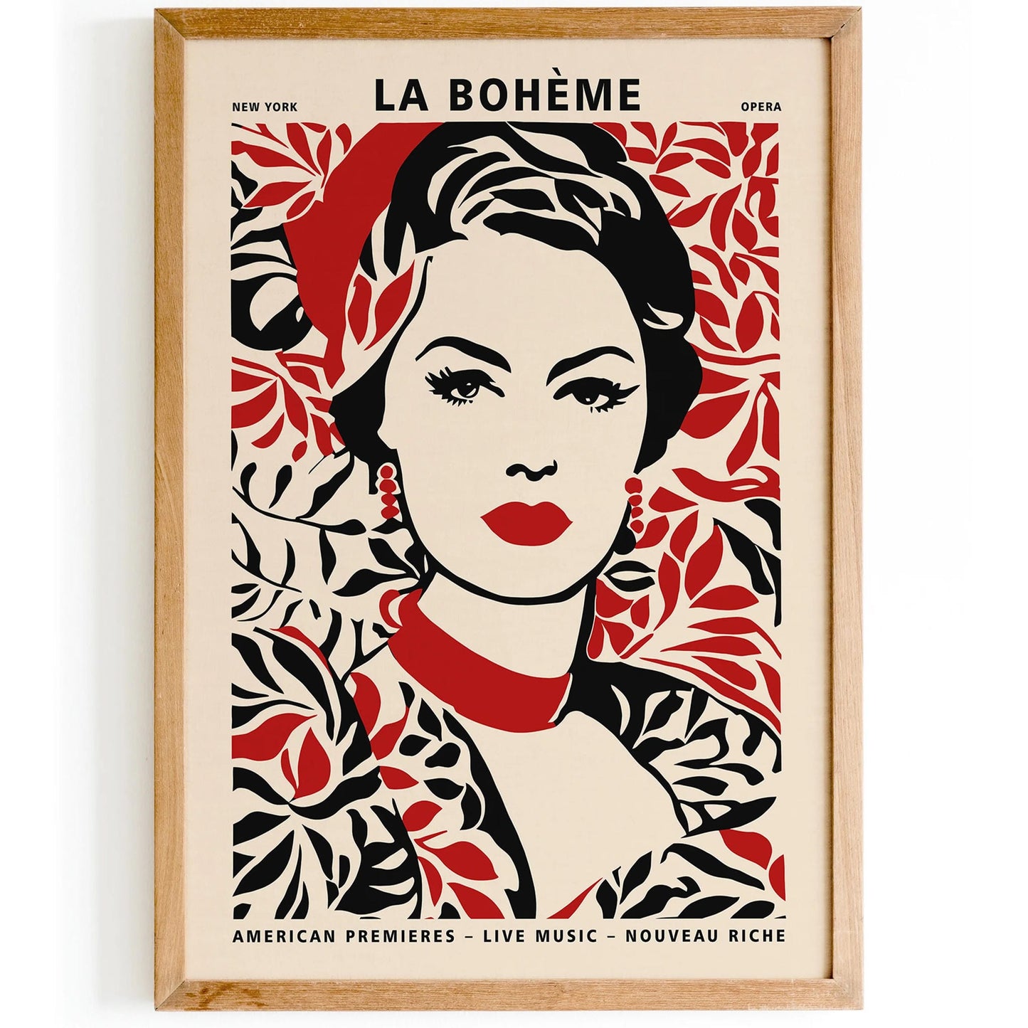 La Bohème Opera Poster – New York City Art Print
