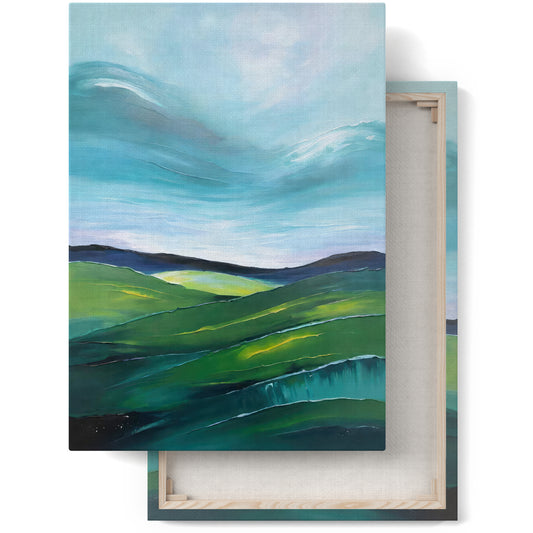 Harmony: Abstract Scenery Canvas Art