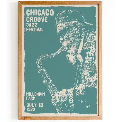 Chicago Groove Jazz Festival Art Print