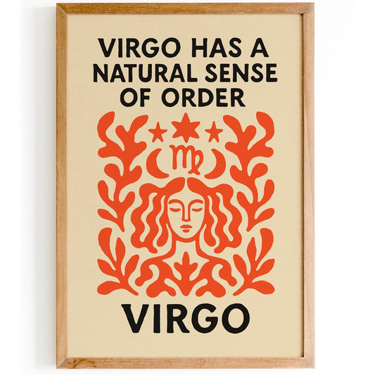 Virgo Zodiac Wall Art
