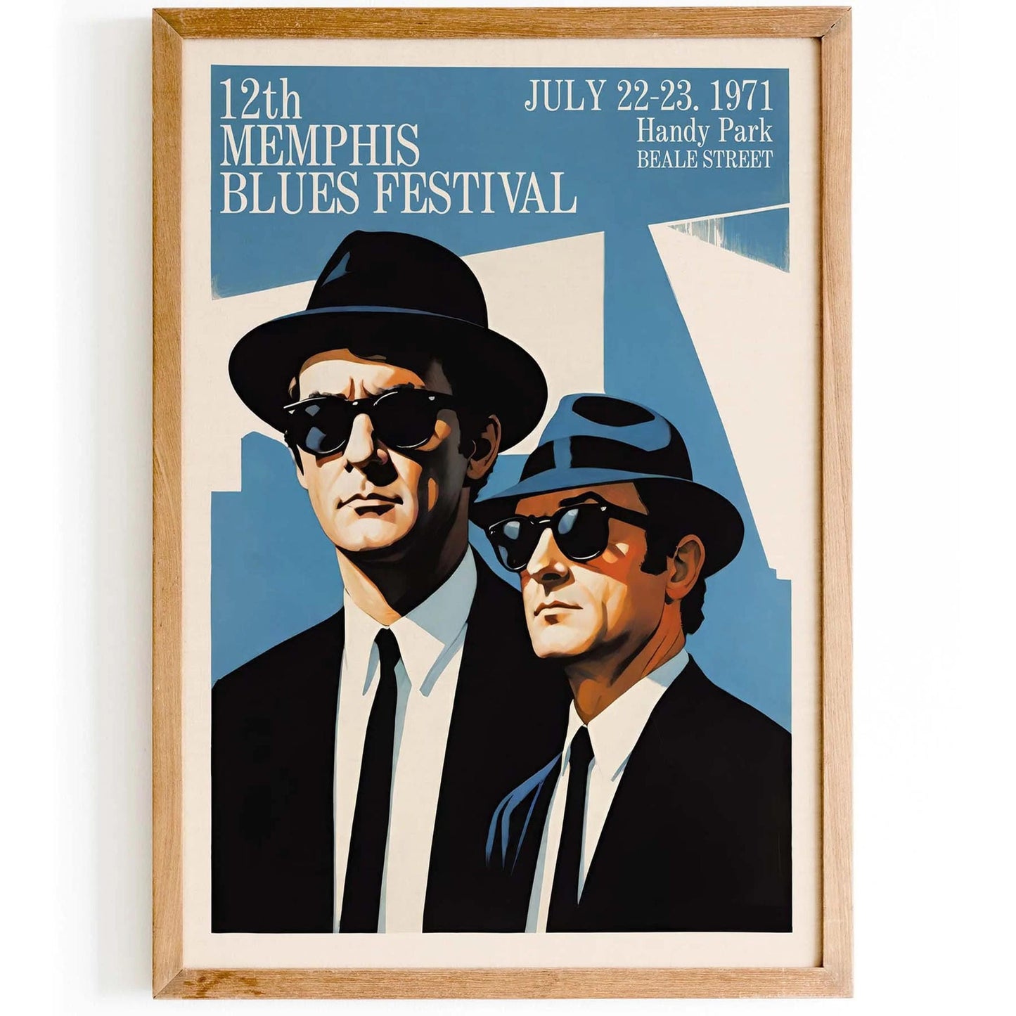 Memphis Blues Festival 1971 Poster