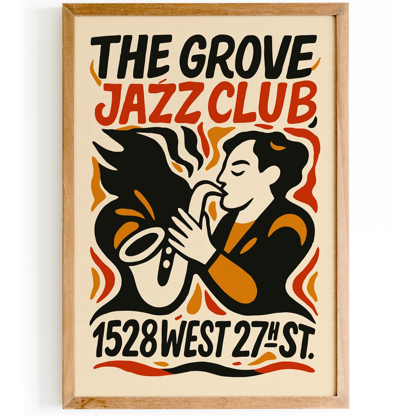 The Grove Jazz Club 1528 West 27th St Poster
