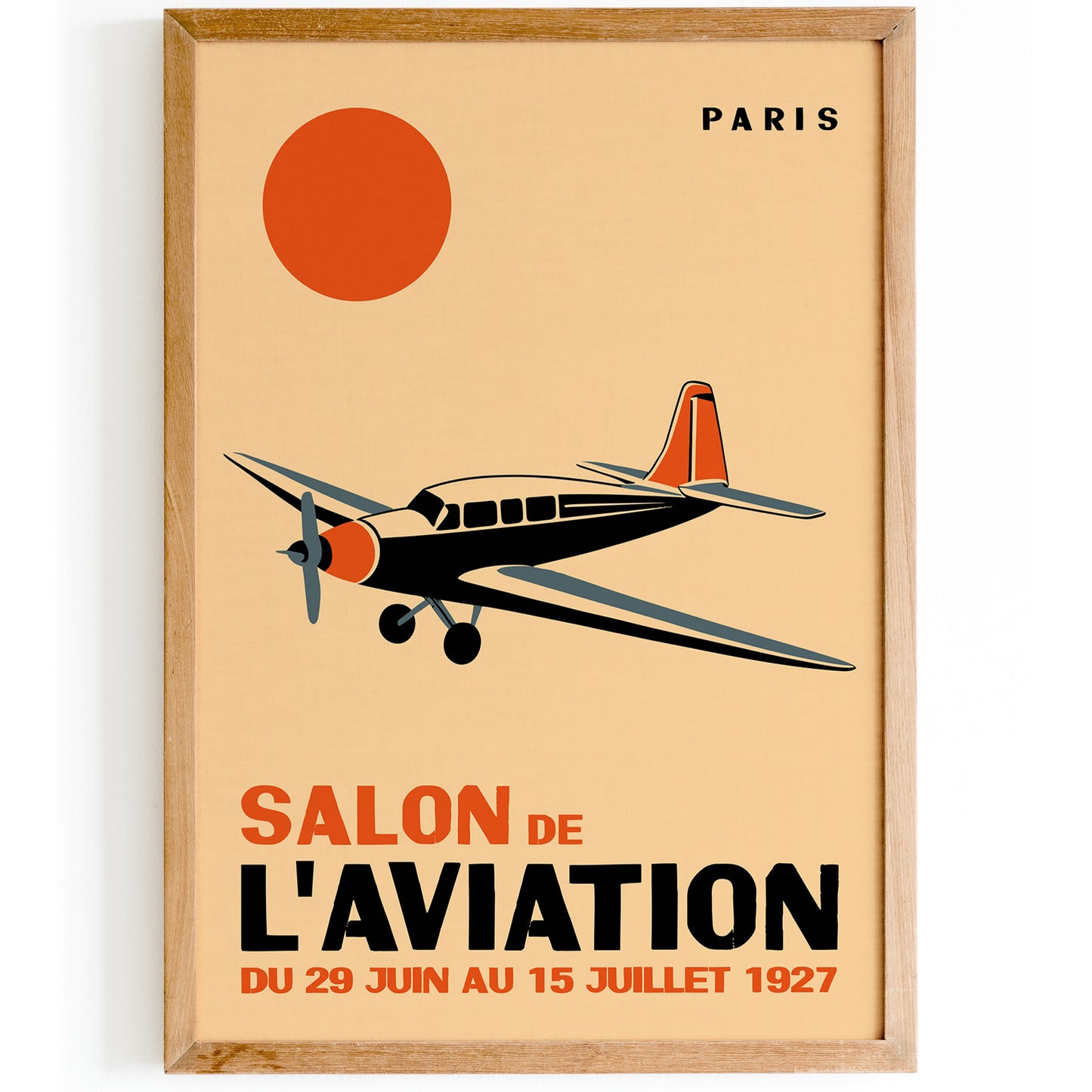 French Air Show 1927 Vintage Poster