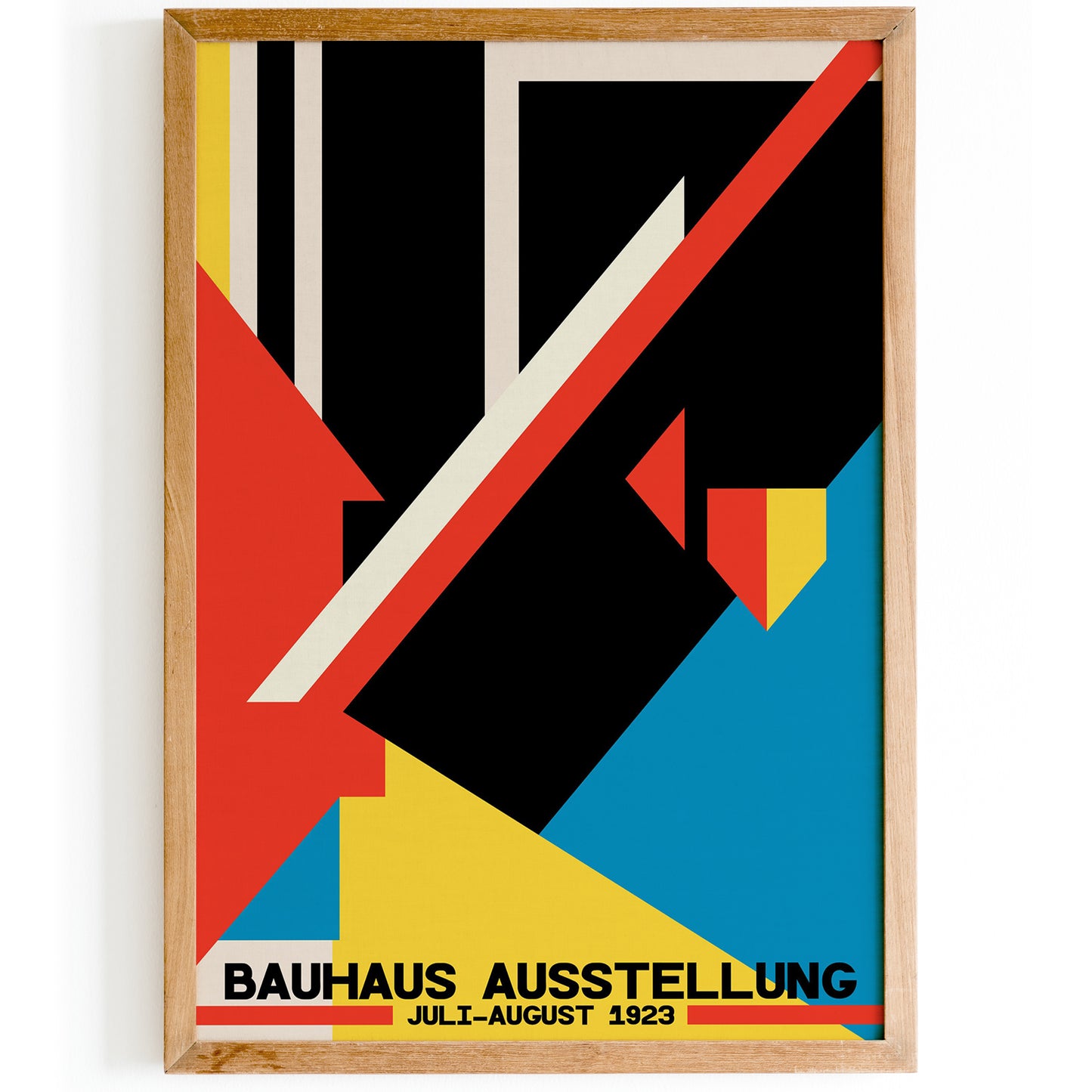 Retro Geometric Bauhaus Poster