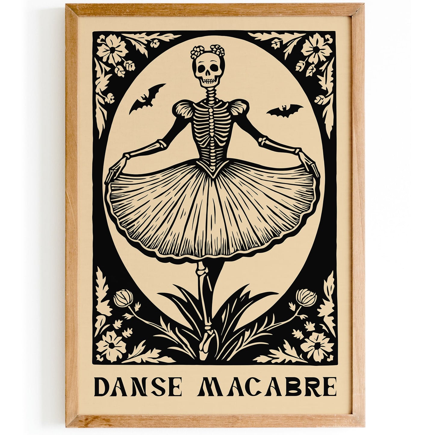 Danse Macabre Gothic Ballerina Poster