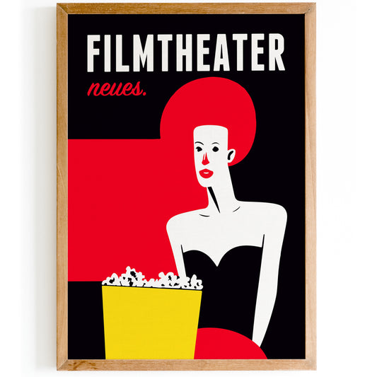 Filmtheater Neues Vintage Cinema Poster