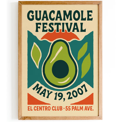 Guacamole Festival Poster