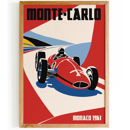 Monte-Carlo Vintage Race Print