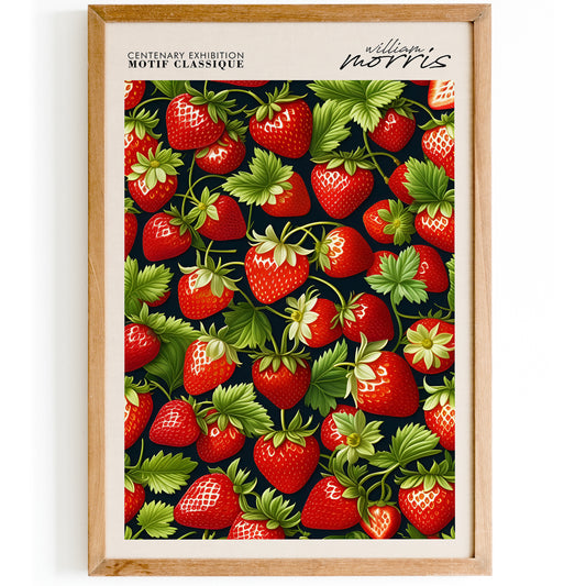 William Morris Strawberry Textile Print