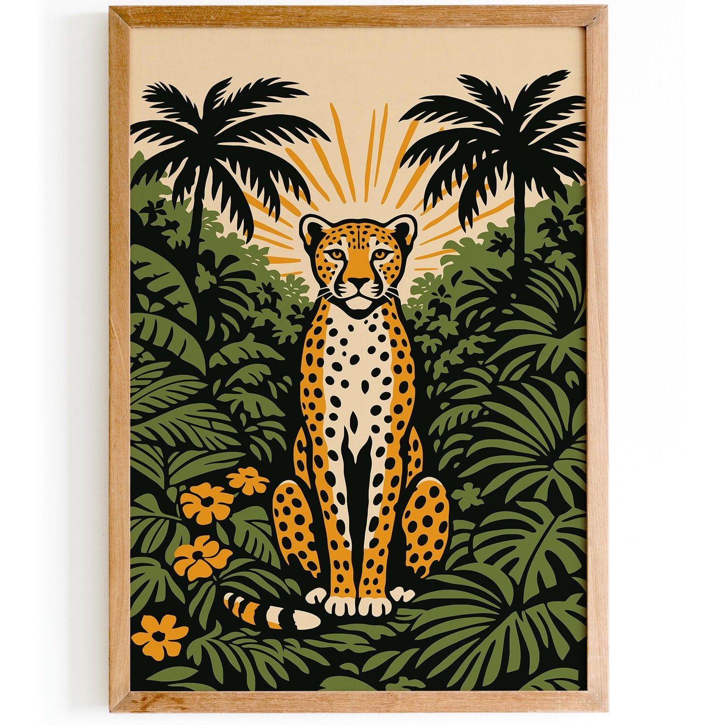 Jungle Cheetah Poster