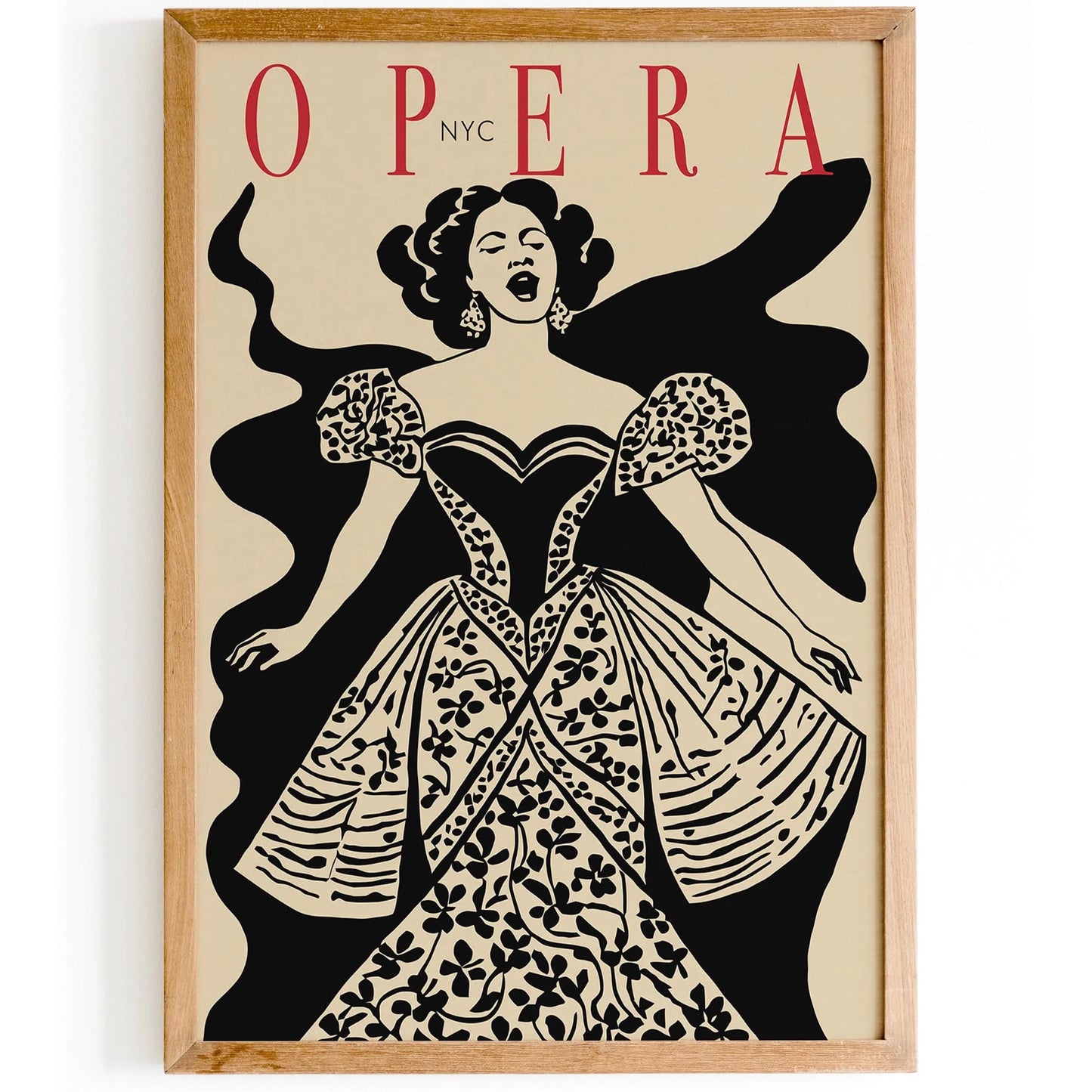 NYC Opera Music Vintage Poster