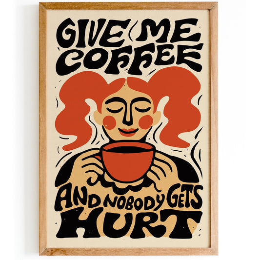 Coffee First Wall Art