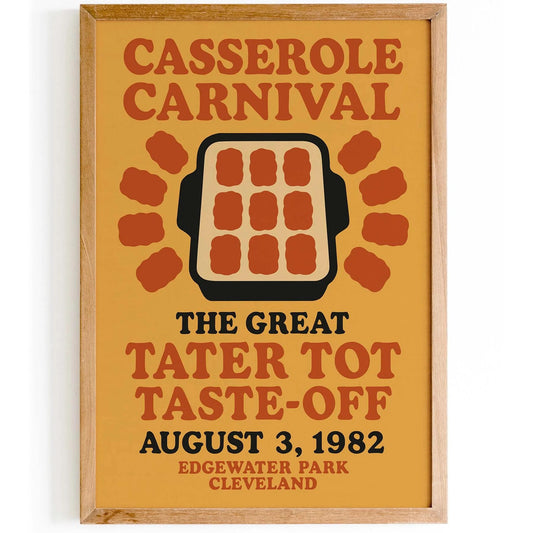 Casserole Carnival Poster Print