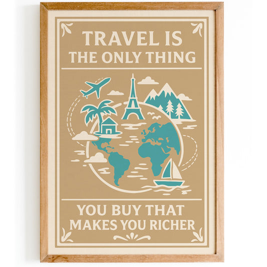 Travel Quote Poster