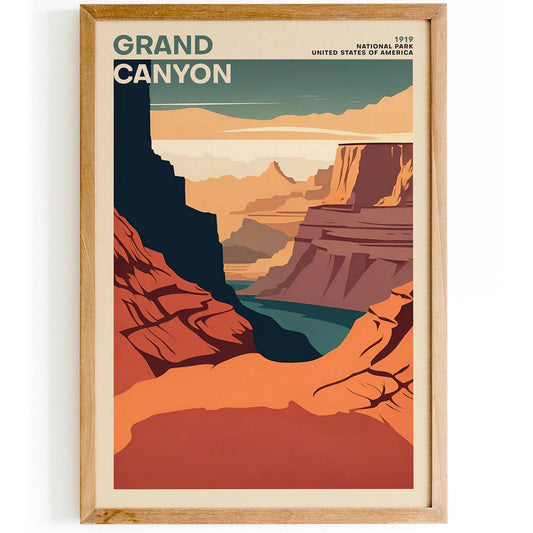 Grand Canyon Retro Poster