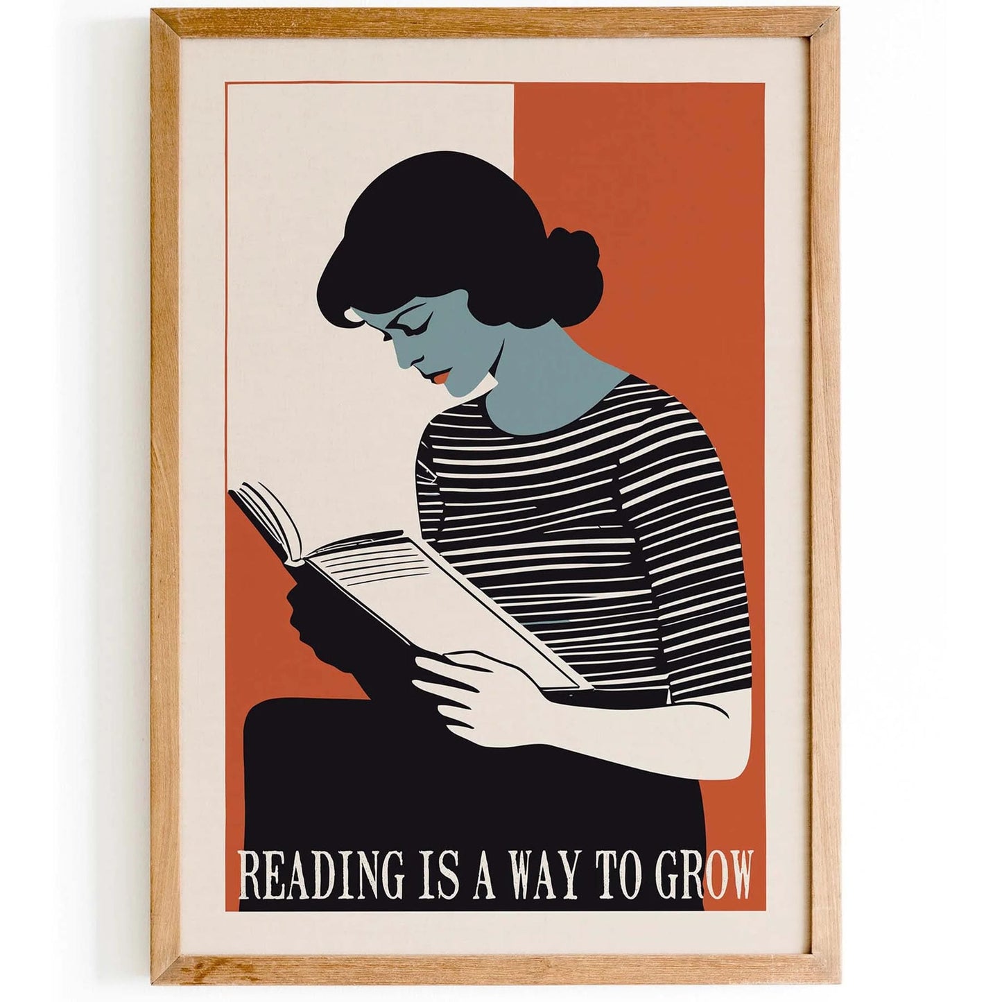 Reading Growth Wall Art Print