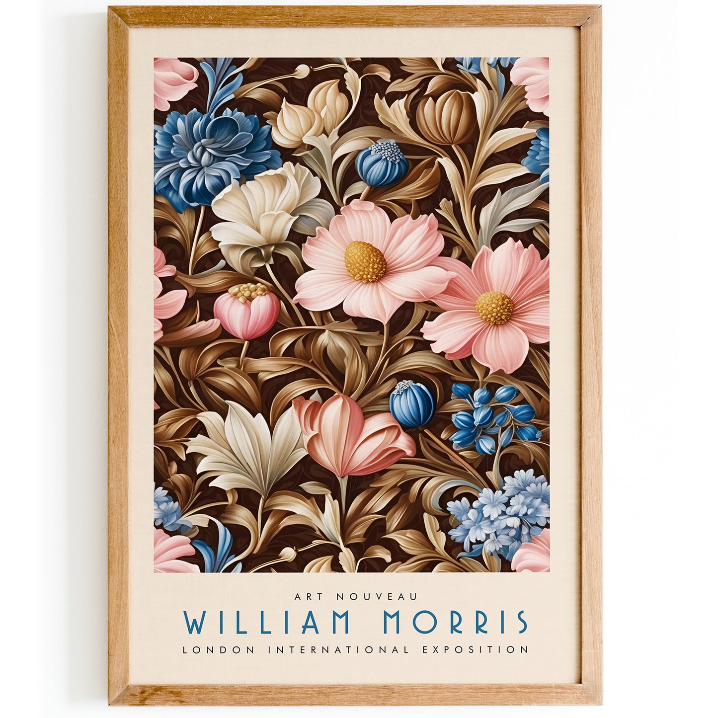 William Morris Vintage Floral Giclee Print