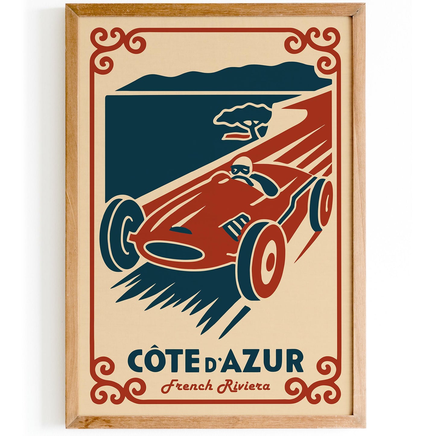 Cote d Azur French Riviera Poster