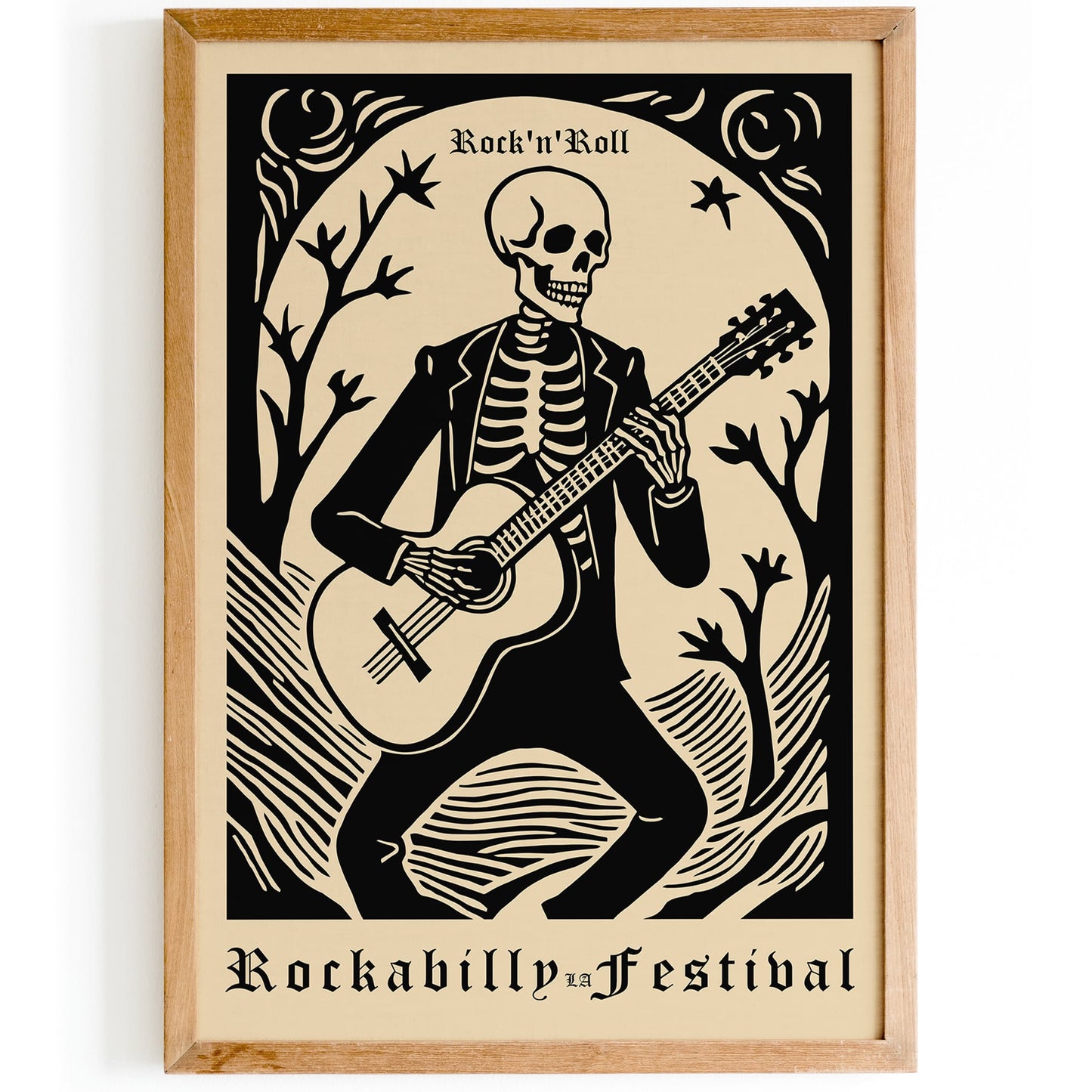 Rockabilly LA Music Festival Art Print