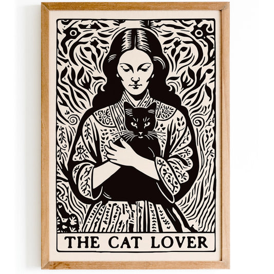 Cat Lover Art Print